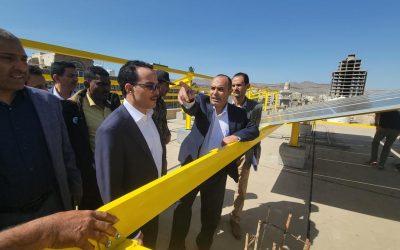 رئيس مصلحة الضرائب يدشن العمل في مشروع الطاقة البديلة بديوان المصلحة